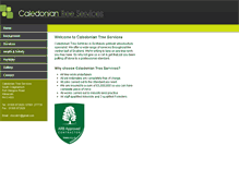 Tablet Screenshot of caledoniantreeservices.com